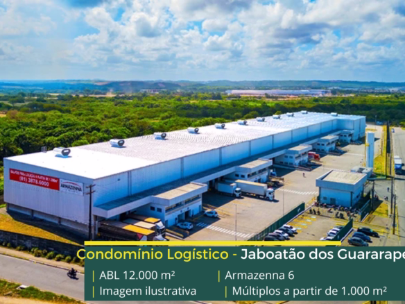 Galpão para locação em Jaboatão dos Guararapes ideal para operações logísticas, com estrutura moderna e localização privilegiada.