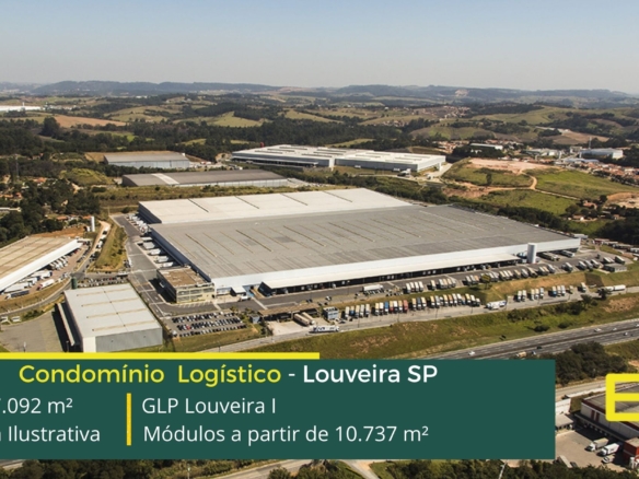Galpões em Louveira SP - GLP Louveira I. Galpão para alugar em Louveira altura de 10 metros, docas, piso para até 6t/m² e Portaria 24 horas.