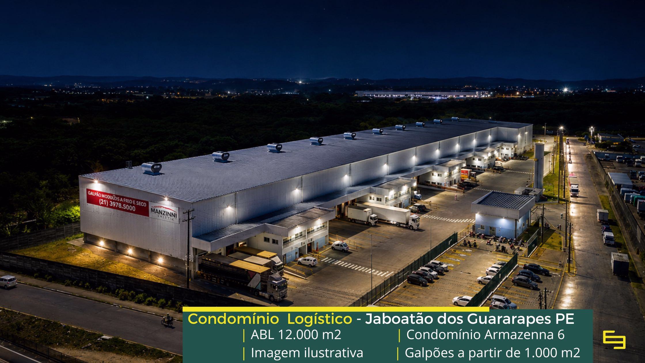 Galpão para locação em Jaboatão dos Guararapes ideal para operações logísticas, com estrutura moderna e localização privilegiada.