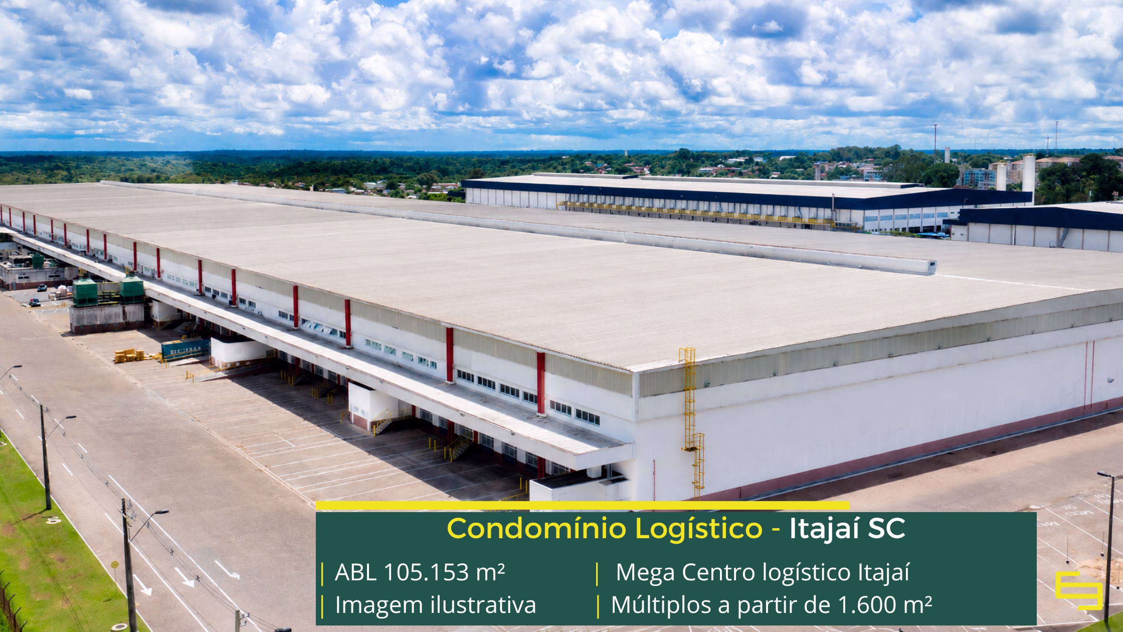 Locação de galpão em Manaus AM Distribution Park Manaus I em Manaus AM: locação de galpão em Manaus AM com 105.153 m² de ABL, 200 docas, pé-direito de 12 m e piso de 5 t/m².