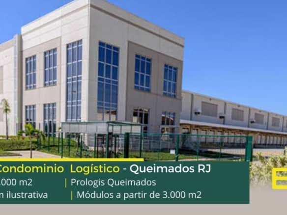 Galpão Para Alugar no Rio de Janeiro – Prologis Queimados. Galpões no Rio de Janeiro com12 metros livres, e piso nivelado a laser, docas