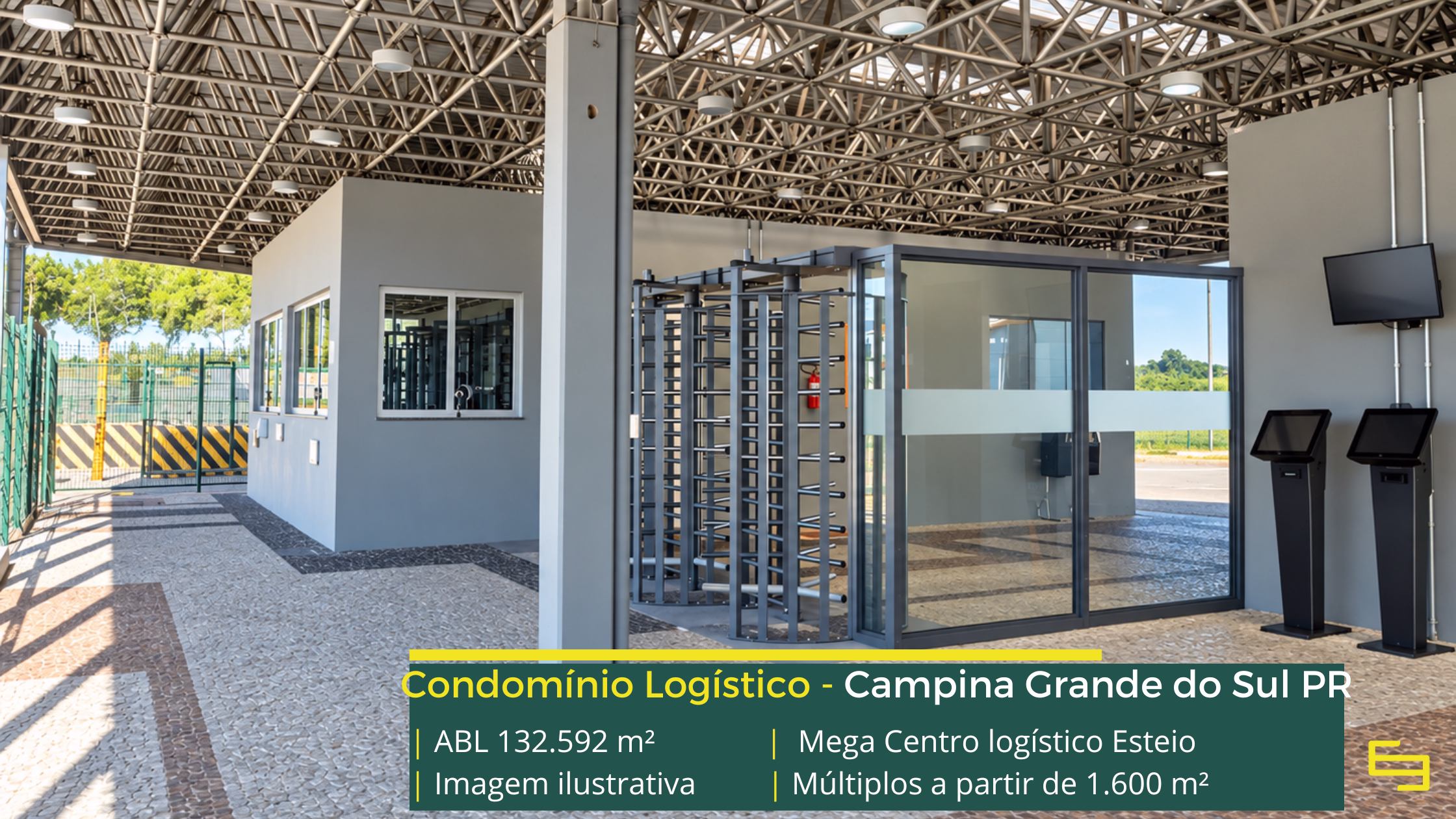 Mega Centro Logístico Curitiba: centro logístico em Campina Grande do Sul PR, com módulos a partir de 1.600 m² e piso para 6 t/m².