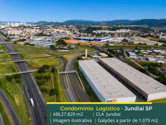 Aluguel de Galpões em Jundiaí - CLA Jundiaí. Galpões/Barracões/Armazéns para alugar em Jundiaí SP. Galpão logístico e industrial com docas