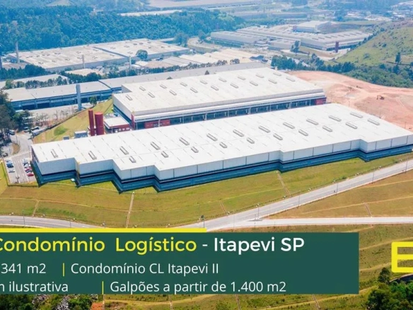 Galpão Para Alugar em Itapevi SP - CL Itapevi 2. Galpões em condomínio logístico com docas, piso industrial, portaria e segurança 24 horas