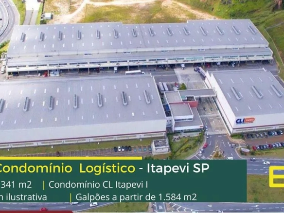 Locação de Galpão em Itapevi SP - CL Itapevi I. Módulos a partir de 1.400 m². Altura livre de 12 metros, piso com resistência para 5 t/m²