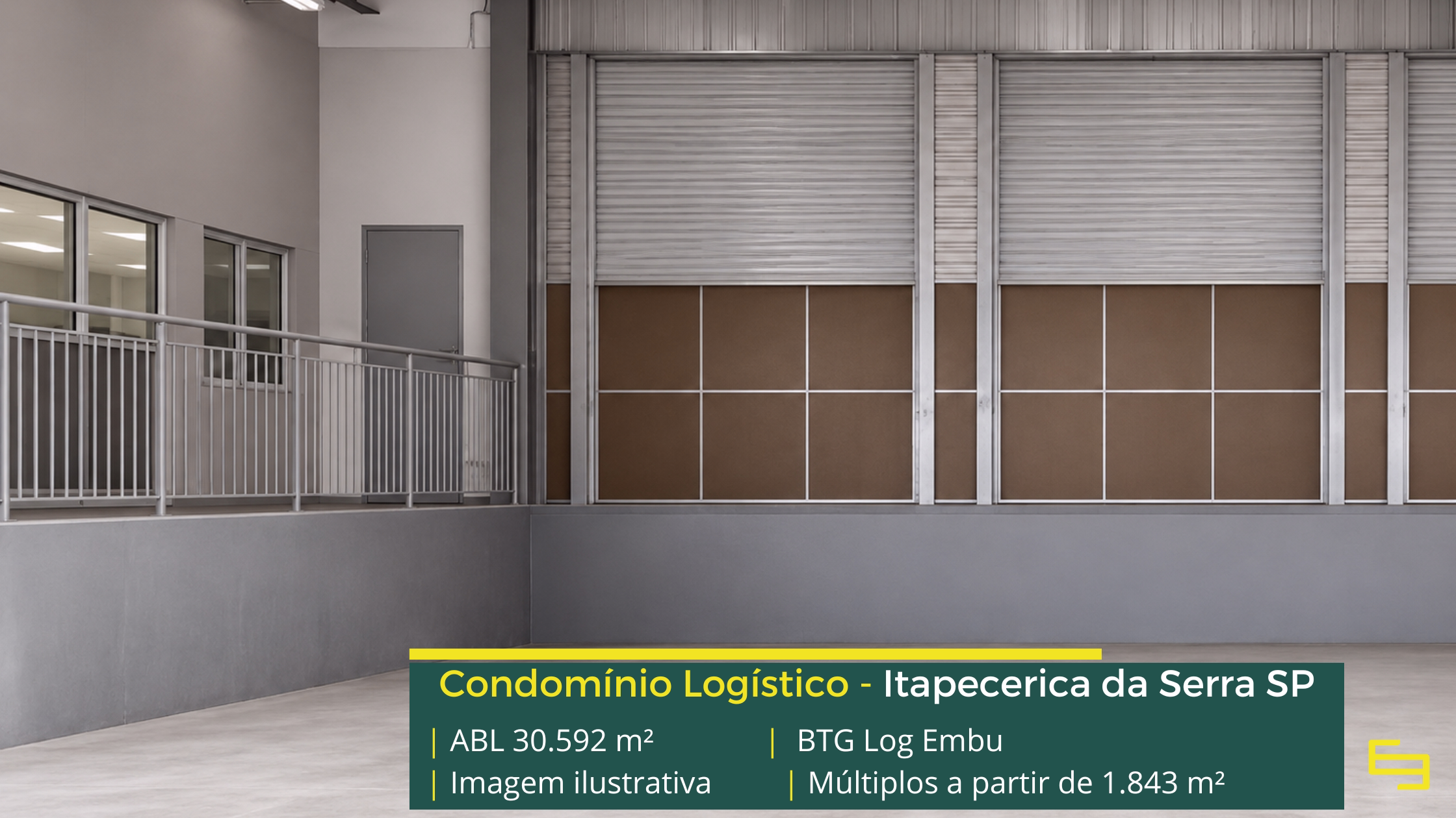 Aluguel de galpões em Itapecerica Aluguel de galpões em Itapecerica da Serra com infraestrutura moderna, módulos flexíveis e localização estratégica para sua operação.