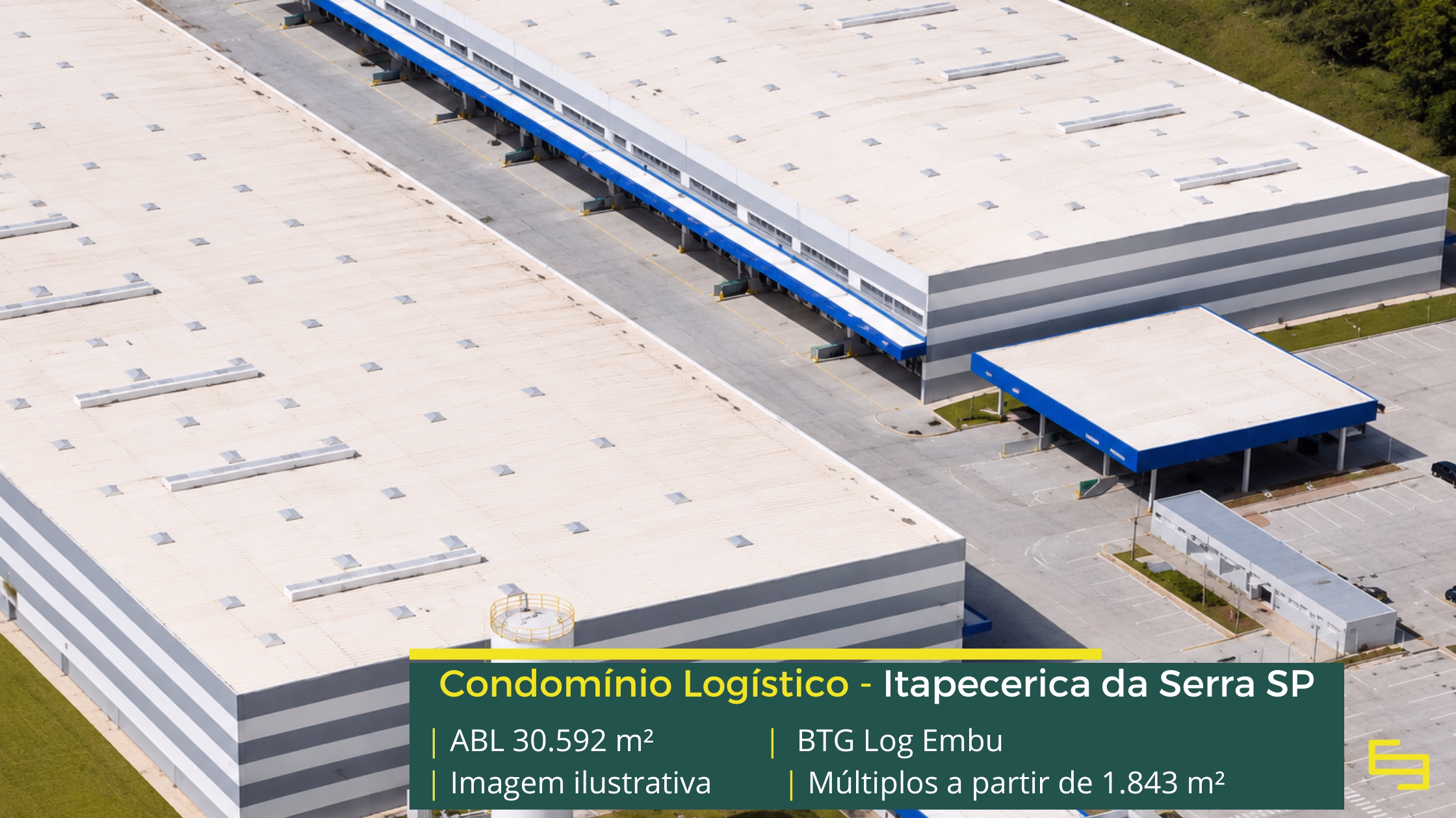 Aluguel de galpões em Itapecerica Aluguel de galpões em Itapecerica da Serra com infraestrutura moderna, módulos flexíveis e localização estratégica para sua operação.