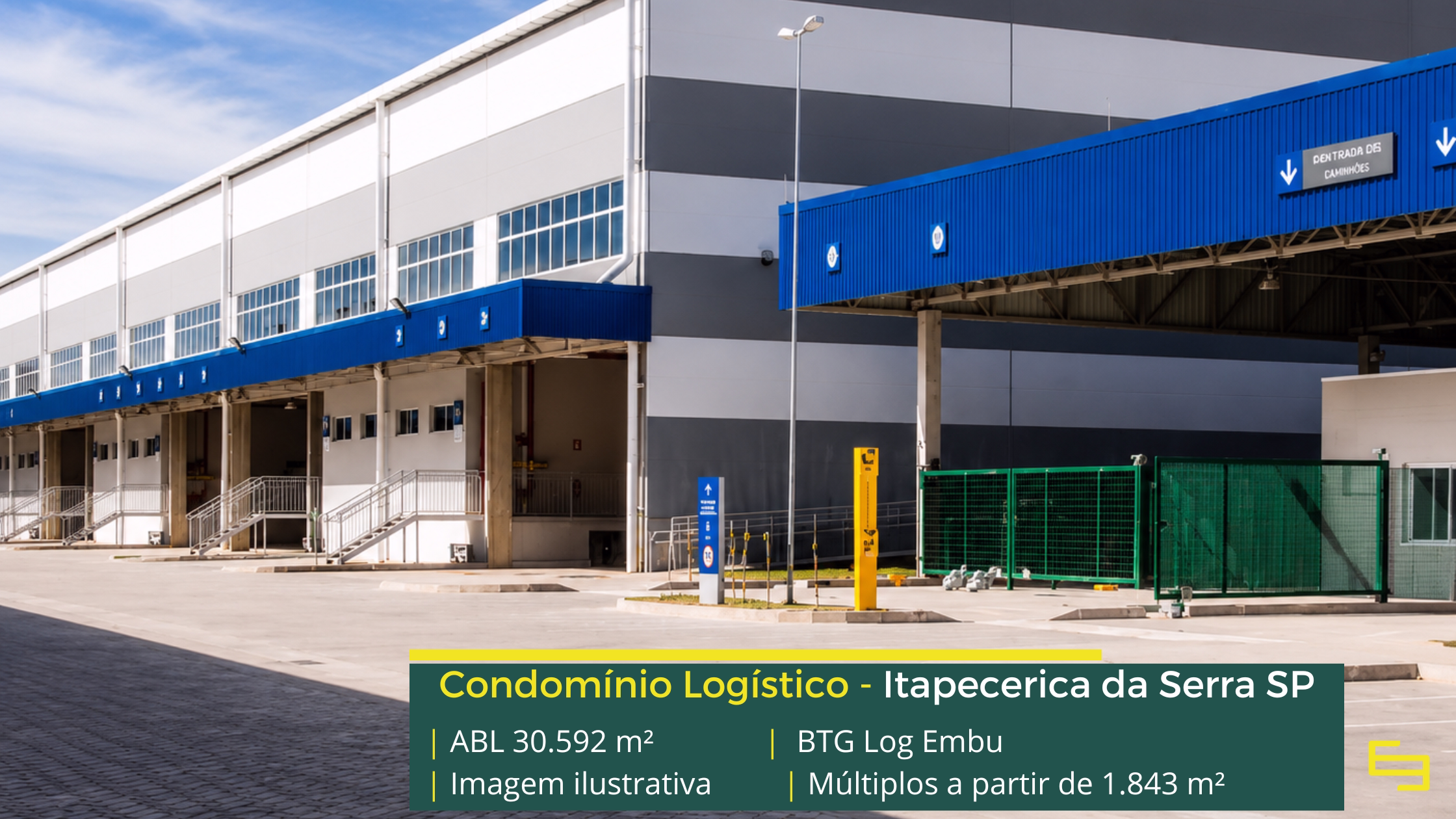 Aluguel de galpões em Itapecerica Aluguel de galpões em Itapecerica da Serra com infraestrutura moderna, módulos flexíveis e localização estratégica para sua operação.