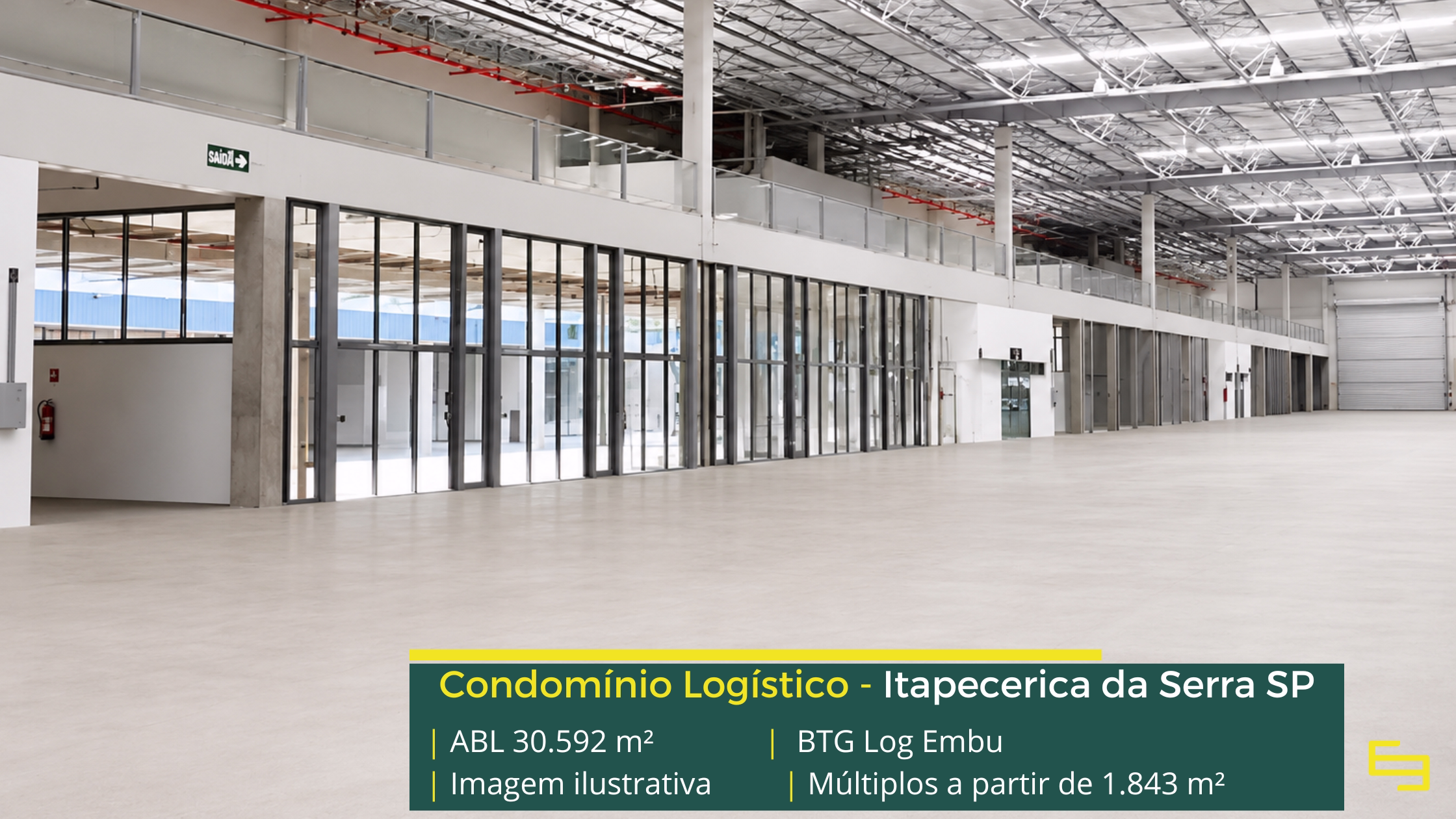 Aluguel de galpões em Itapecerica Aluguel de galpões em Itapecerica da Serra com infraestrutura moderna, módulos flexíveis e localização estratégica para sua operação.