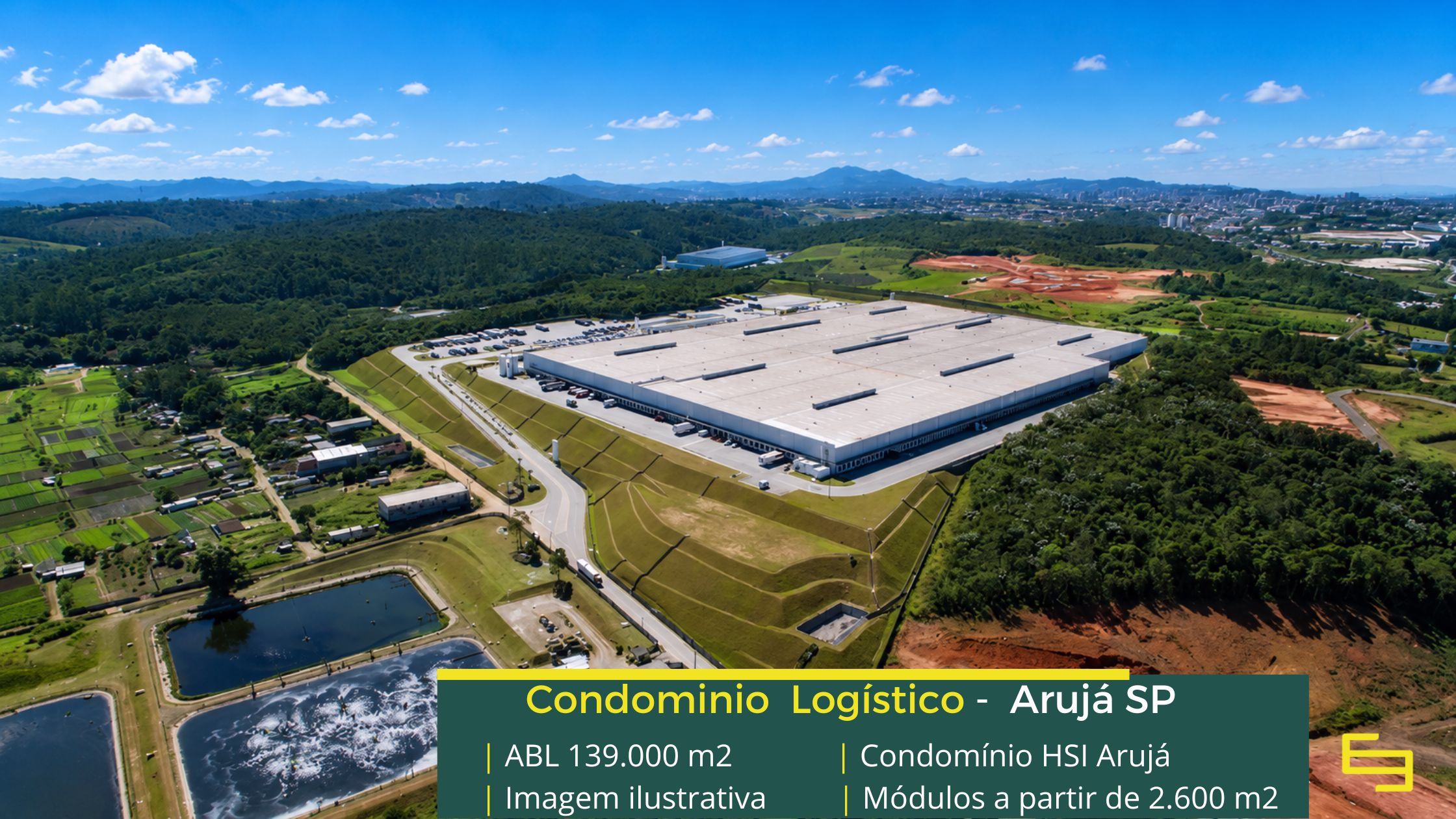 Aluguel de galpão em Arujá SP (1) Aluguel de Galpão em Arujá SP - HSI Log Dutra. Galpões em condomínio logístico com docas, altura 12 metros, piso industrial e portaria.