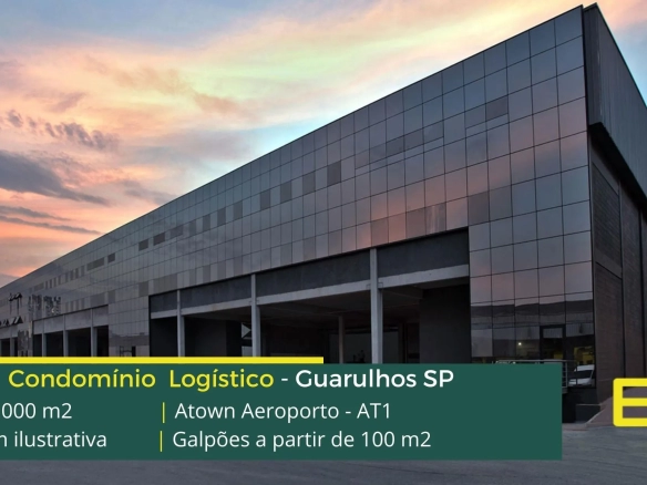 Galpão em Guarulhos para alugar - Atown Aeroporto I. Galpões/Armazéns/Barracões para alugar próximo ao Aeroporto Internacional de Guarulhos.