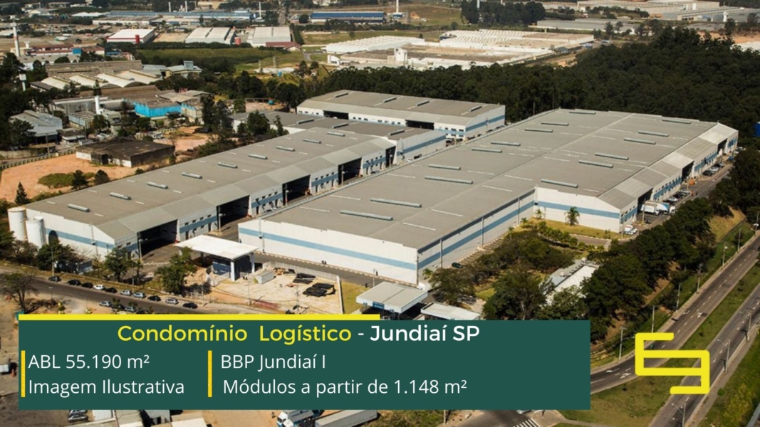 Galpão em Jundiaí - BBP Jundiaí I. Aluguel de galpões em Jundiaí SP que conta com docas, pátio. Condomínio logístico com segurança 24 hs