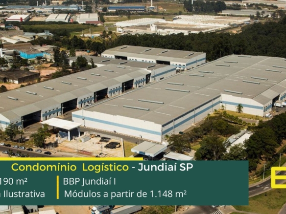 Galpão em Jundiaí - BBP Jundiaí I. Aluguel de galpões em Jundiaí SP que conta com docas, pátio. Condomínio logístico com segurança 24 hs