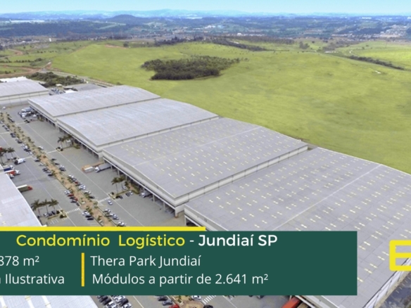 Galpão em condomínio Jundiaí - Thera Park Jundiaí. Aluguel de Galpões em Jundiaí SP. Docas, altura de 12 metros, portaria e segurança 24 horas