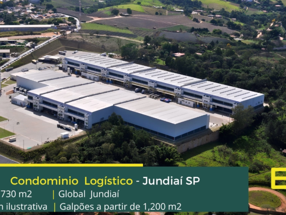 Aluguel de galpão em Jundiaí - Condomínio Global Jundiaí. Galpões/Barracões/Armazéns para alugar em Jundiaí SP. Galpão logístico com docas