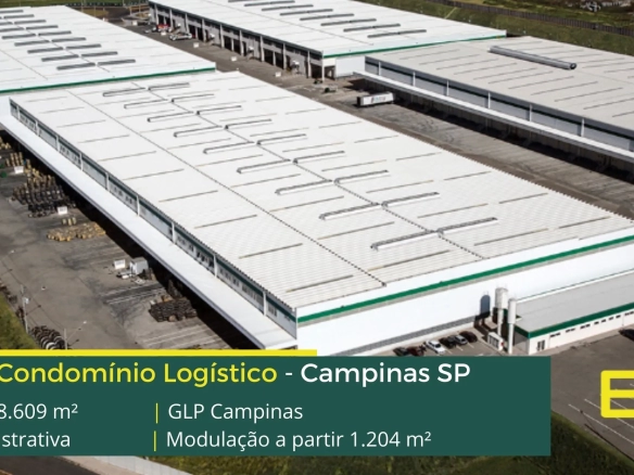 Aluguel de Galpão em Campinas - GLP Campinas. Galpões em Campinas SP com portaria e segurança 24 horas, docas, pátio de manobras, mezanino