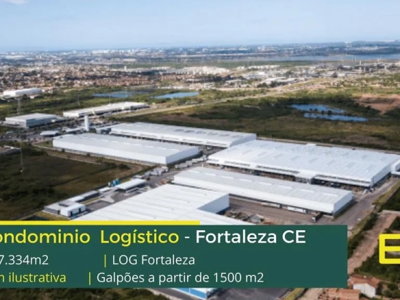 Aluguel de Galpão em Fortaleza - LOG Fortaleza I. Galpões com docas, altura de 12 metros, piso industrial. Portaria e segurança 24 horas