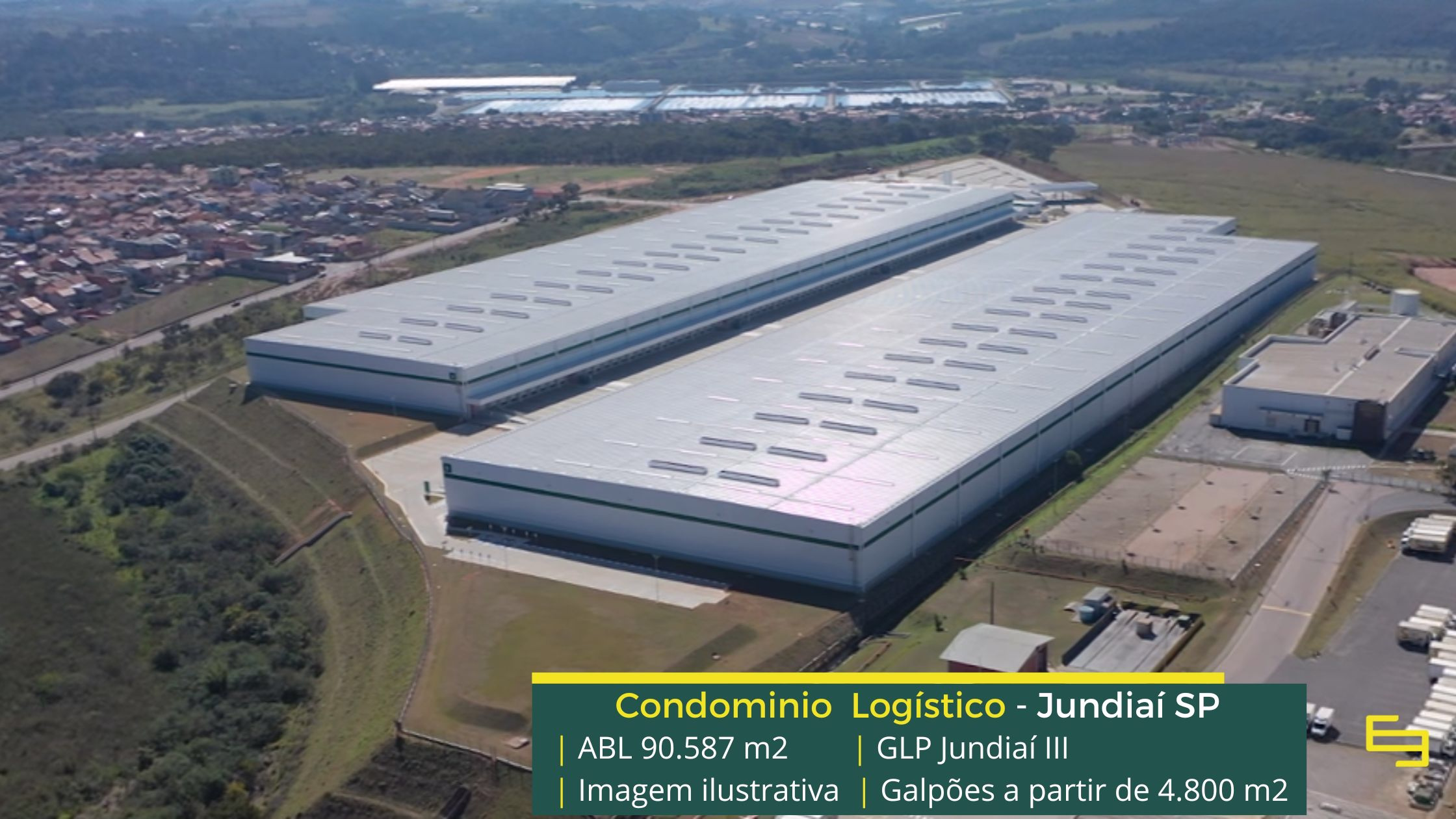 Galpões para alugar em Jundiaí SP- GLP Jundiaí III. Aluguel de galpão em Jundiaí - SP, possui módulos a partir de 4.837 m², com docas, pátio