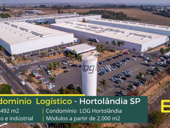 Aluguel de Galpão em Hortolândia - Log Hortolândia. Galpões/Armazéns/Centros de Distribuição/ Pavilhões para alugar em Hortolândia SP