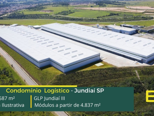 Galpões para alugar em Jundiaí SP- GLP Jundiaí III. Aluguel de galpão em Jundiaí - SP, possui módulos a partir de 4.837 m², com docas, pátio