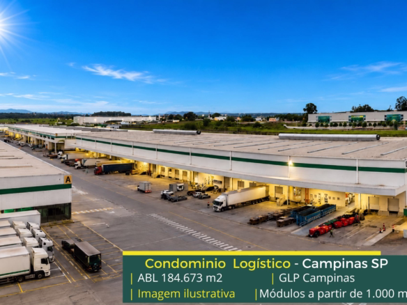 Aluguel de Galpão em Campinas - GLP Campinas. Galpões em Campinas SP com portaria e segurança 24 horas, docas, pátio de manobras, mezanino