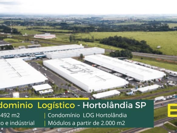 Aluguel de Galpão em Hortolândia. Galpões/Armazéns/Centros de Distribuição/ Pavilhões para alugar em Hortolândia.