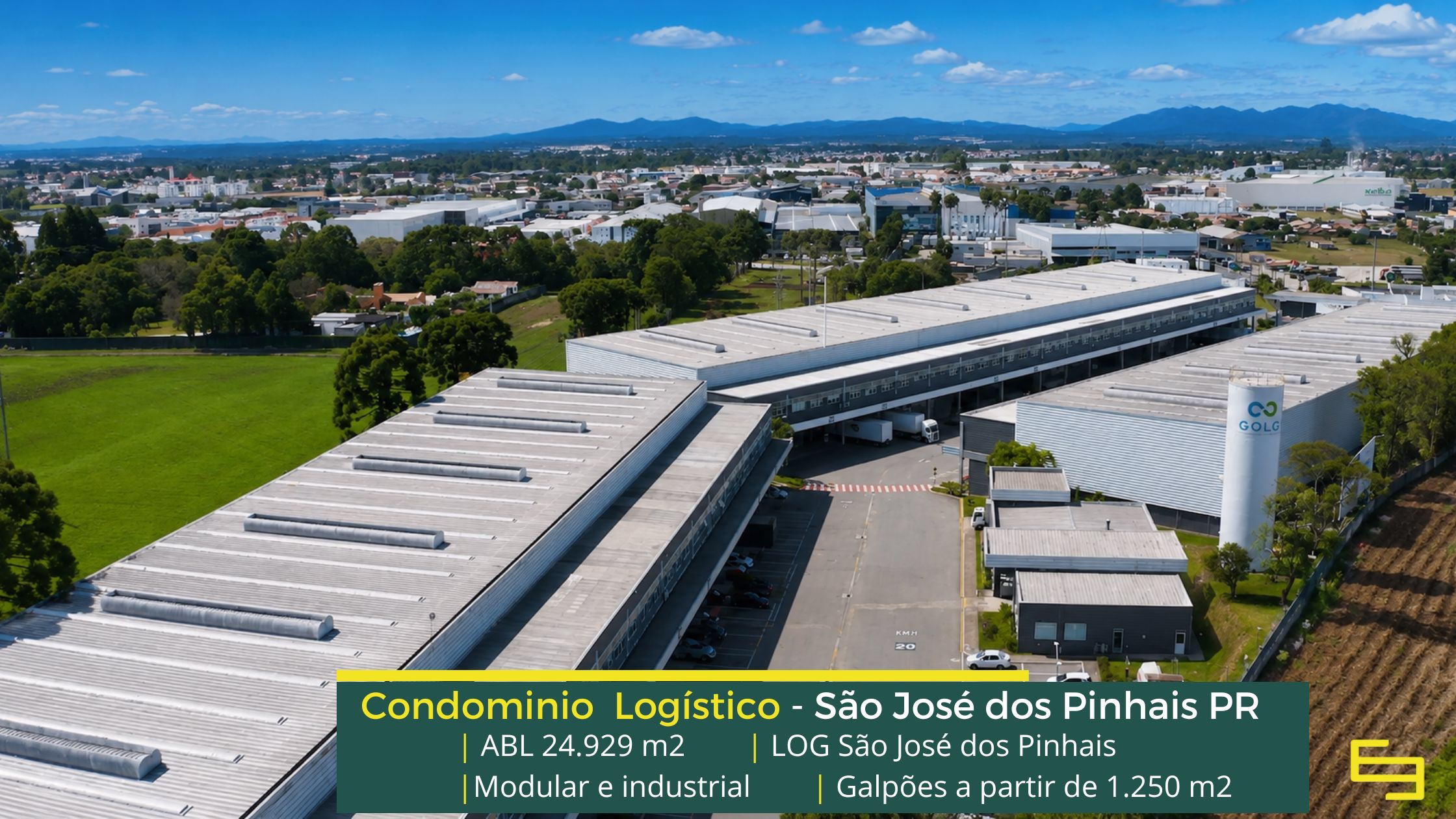 Galpão para alugar em São José dos Pinhais PR (1) Aluguel de Galpão em São José dos Pinhais - Log São José dos Pinhais. Condomínio de galpões para alugar com docas, portaria e segurança 24 hs