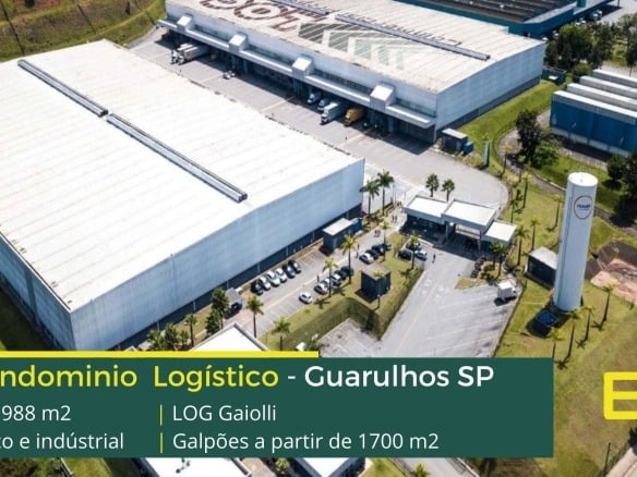 Aluguel de Galpão em Guarulhos. LOG Gaiolli. Galpões/Armazéns/Condomínios logísticos para alugar em Guarulhos SP e em São Paulo. Logistica