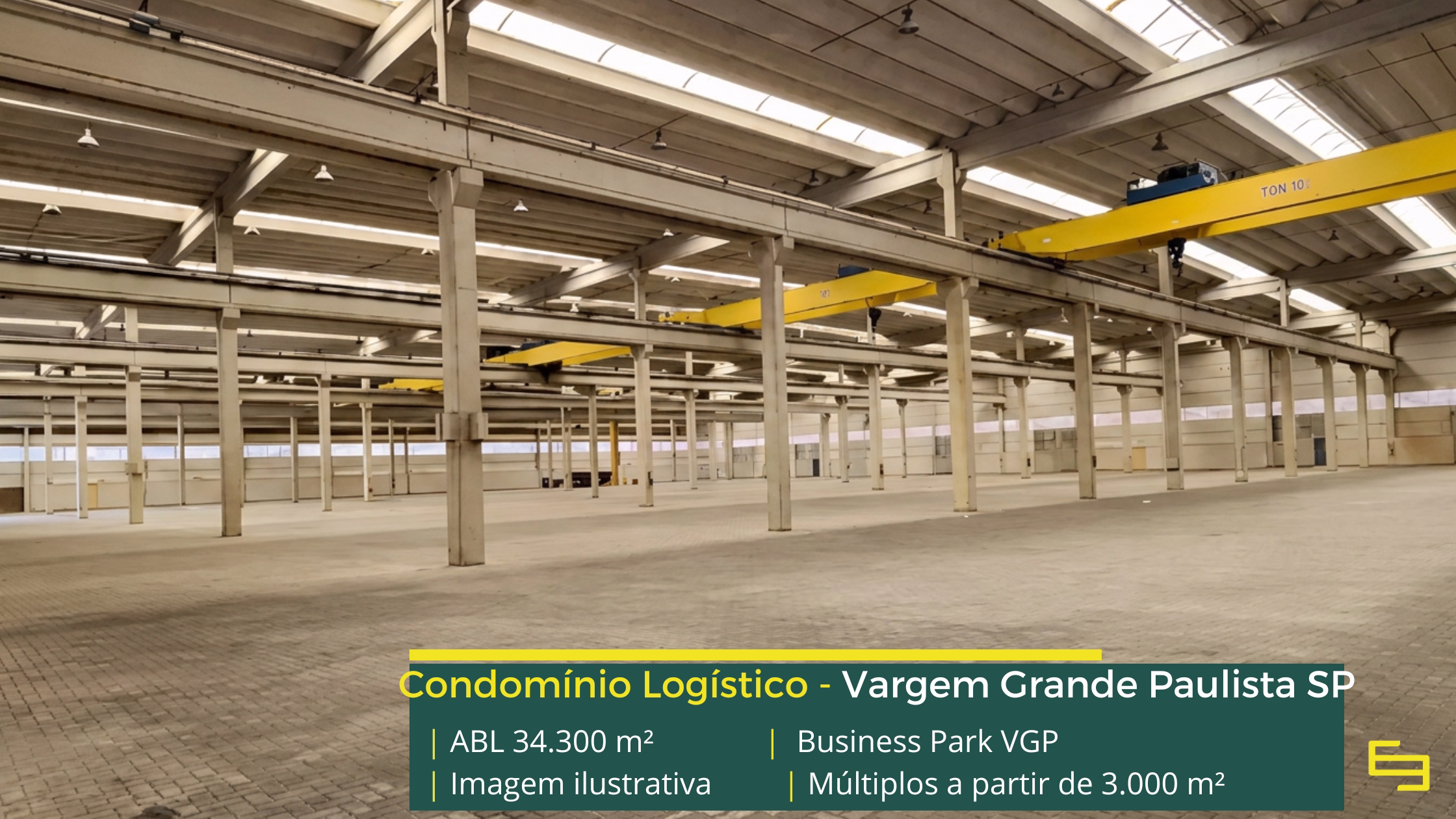 Galpão para alugar em Vargem Grande Paulista em condomínio, com infraestrutura e localização estratégica para armazenagem e distribuição.