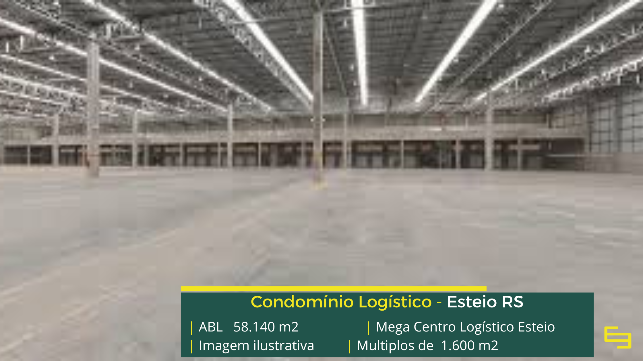 Galpão para alugar em Esteio - Mega Centro Logístico Esteio. Aluguel de galpões em Esteio em condomínio logístico com segurança 24 hs e docas