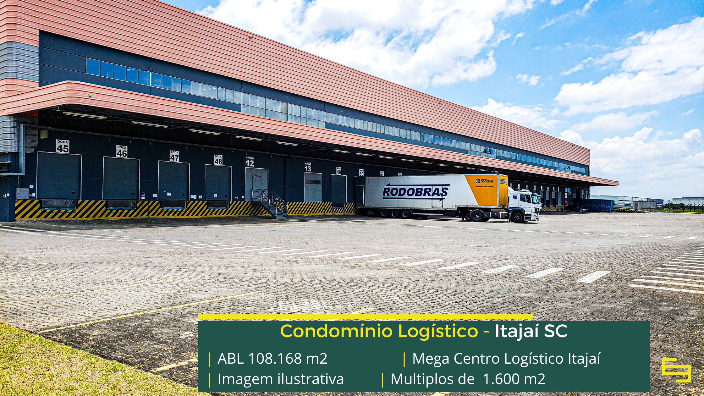 Galpões para locação em Itajaí SC- Mega Centro Logístico Itajaí. Galpões/Armazéns/Centros de Distribuição/ Pavilhões.....