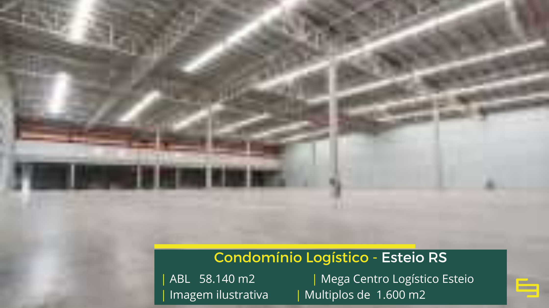 Galpão para alugar em Esteio - Mega Centro Logístico Esteio. Aluguel de galpões em Esteio em condomínio logístico com segurança 24 hs e docas