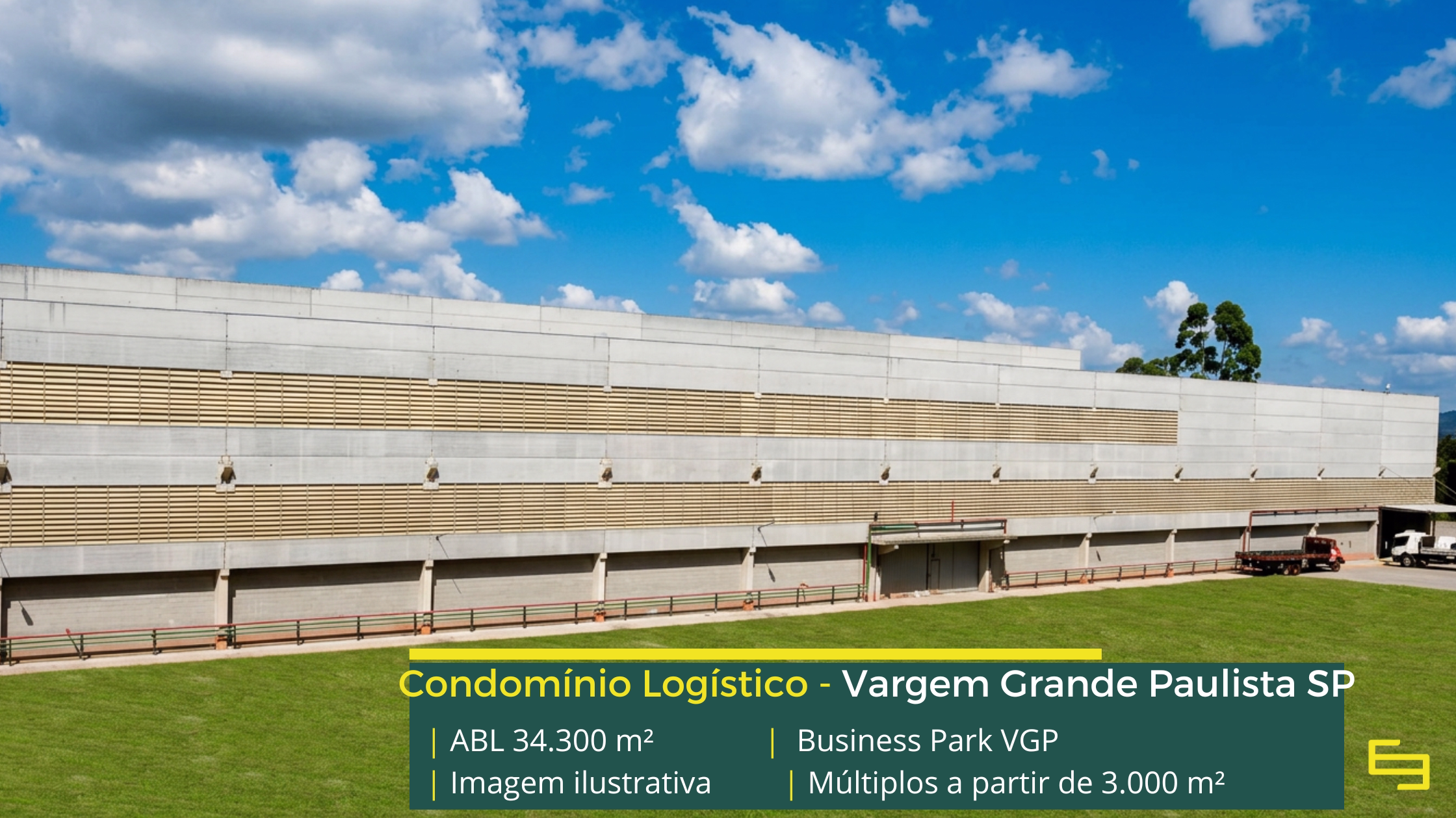 Galpão para alugar em Vargem Grande Paulista em condomínio, com infraestrutura e localização estratégica para armazenagem e distribuição.