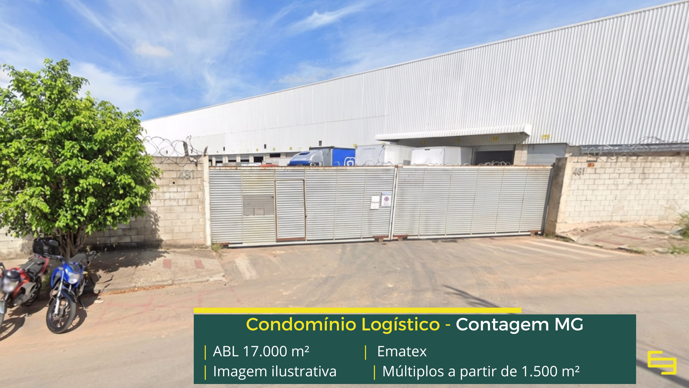 Locação de galpões em Contagem MG com módulos a partir de 1.500 m², docas, pé-direito de 12 m e localização estratégica.