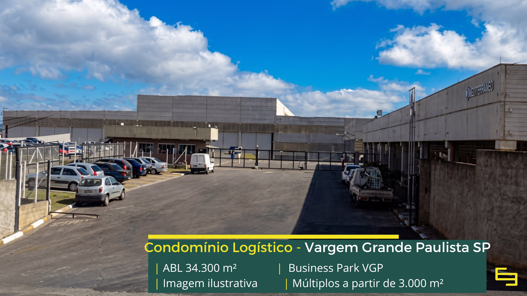 Galpão para alugar em Vargem Grande Paulista em condomínio, com infraestrutura e localização estratégica para armazenagem e distribuição.
