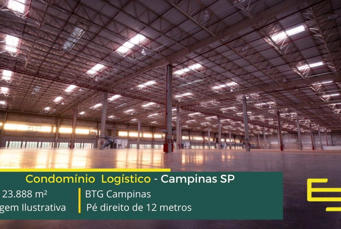 Aluguel de Galpão em Campinas SP - BTG Campinas. GalpõesCondomínios Logísticos Barracões e Centros de distribuição para alugar em Campinas (1)