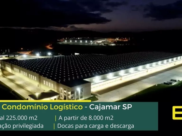 Prologis Cajamar II - Aluguel de Galpão em Cajamar SP. Condomínio Logístico com Portaria e Segurança 24 Horas, Docas, Altura de 12 Metros