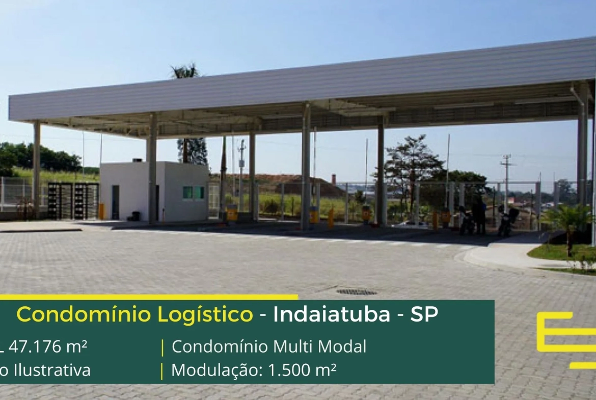 Aluguel de Galpões em Indaiatuba - Multimodal Indaiatuba. Galpão para alugar em Indaiatuba em condomínio logístico com portaria 24 hs e docas