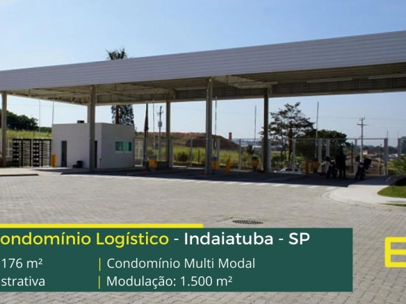 Aluguel de Galpões em Indaiatuba - Multimodal Indaiatuba. Galpão para alugar em Indaiatuba em condomínio logístico com portaria 24 hs e docas