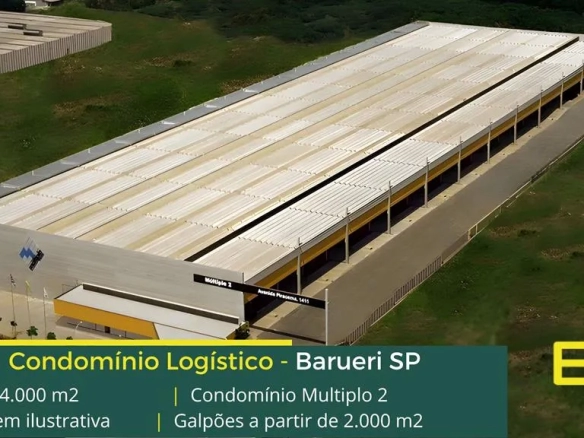 Galpão Para Alugar em Barueri SP -Múltiplo 2.. aluguel de galpões em Barueri com Docas para carga e descarga, piso industrial, pátio