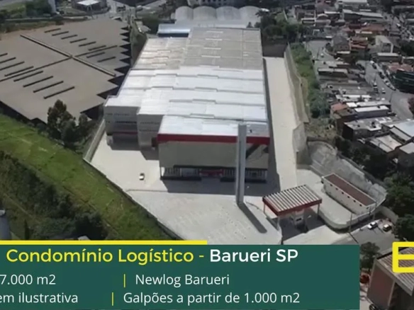 Galpão para alugar em Barueri SP - Newlog Armazéns Logístico. Galpões com docas, piso industrial, ideal para distribuição e logística