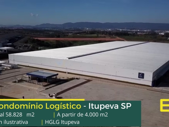 Galpões em Itupeva SP - HGLG Itupeva. Aluguel de galpão em Itupeva altura de 12 metros, Piso industrial, docas. Módulos a partir de 4000 m2