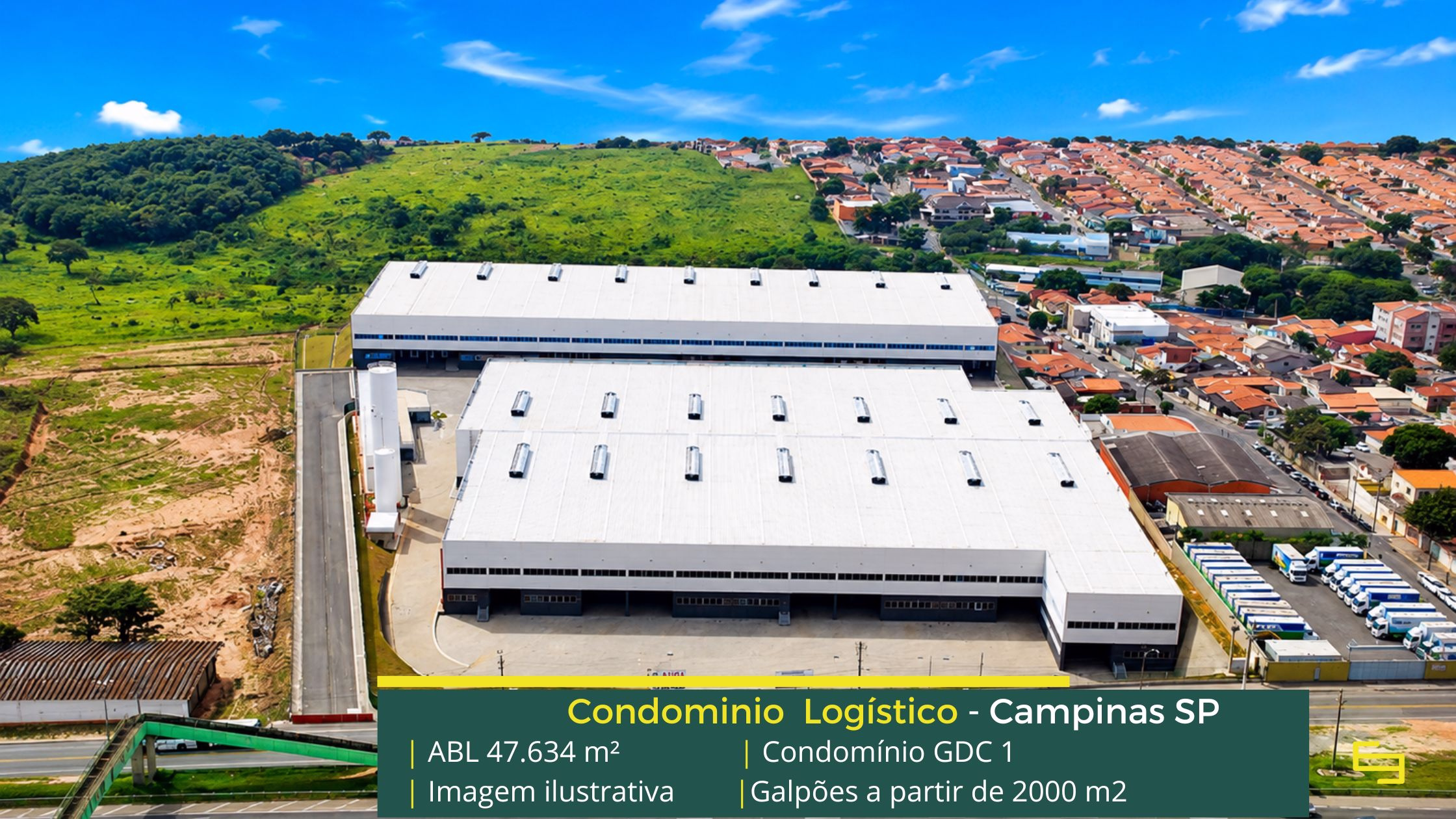 Aluguel de galpão para logística com docas em Campinas (1) Galpão Campinas SP - CLD Logístico DAHRUJ. Galpões/Armazéns/centros de distribuição para alugar em Campinas SP e nas regiões de SP, docas