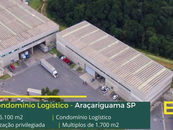 Aluguel de galpões em Araçariguama SP - Galpro Araçariguama. Galpão em Araçariguama SP em Condomínio com segurança, docas, altura 10 metros