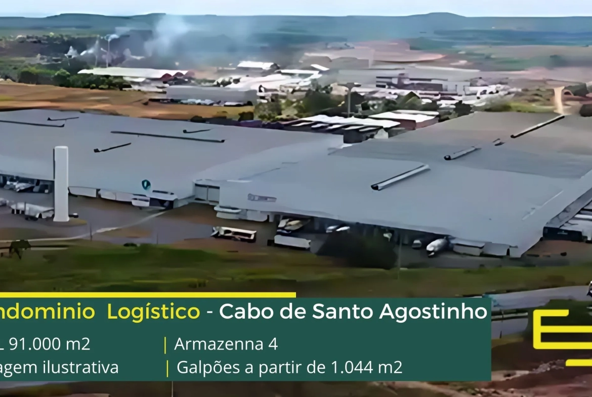 Aluguel de Galpões em Cabo de Santo Agostinho - Armazenna 4 . Galpão em condomínio logístico, com portaria e segurança, docas, pátio asfaltado