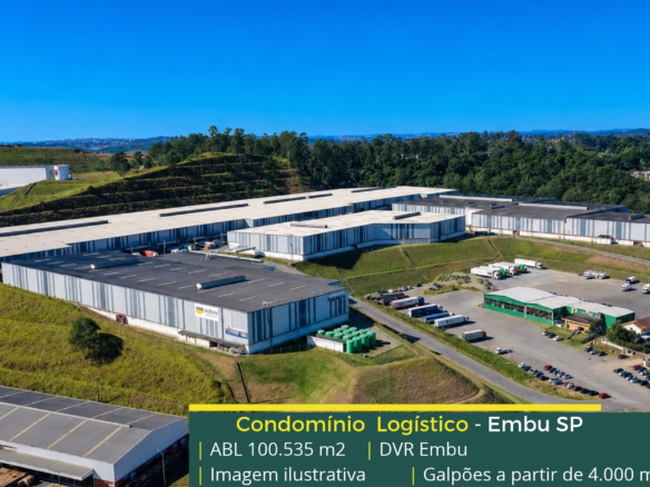 Galpão locação Embu das Artes - DVR Business Park Embu. Aluguel de galpões em Embu das Artes SP com portaria e segurança 24 horas, docas