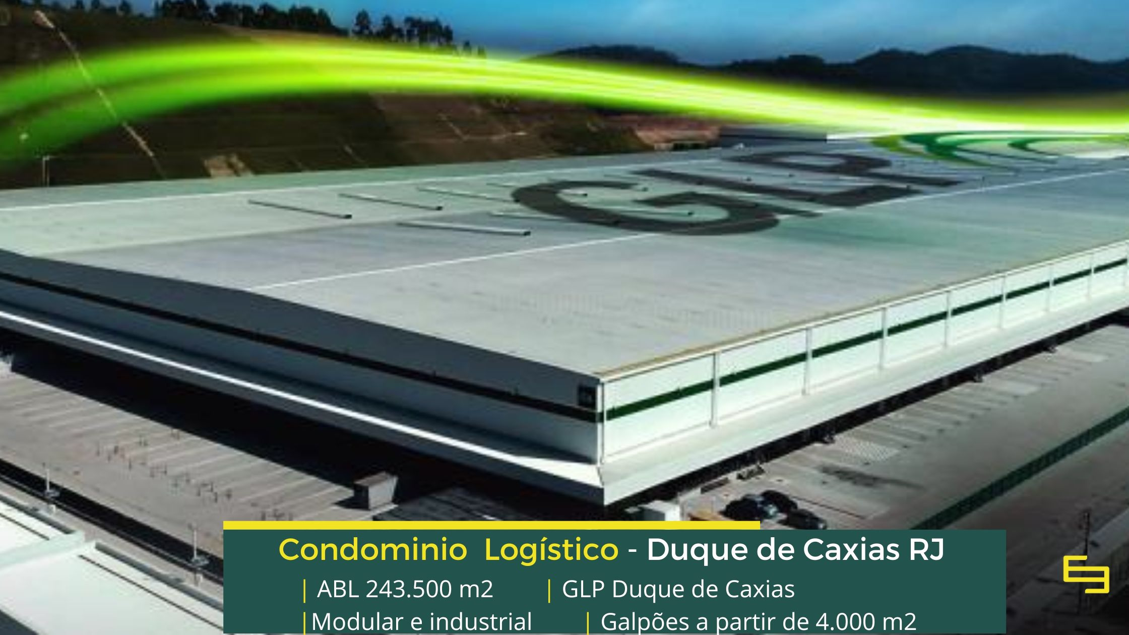 GLP Duque de Caxias RJ Galpão em Duque de Caxias - GLP Duque de Caxias. Galpões para alugar em condomínio. Portaria e segurança 24 horas, docas, altura de 12 metros