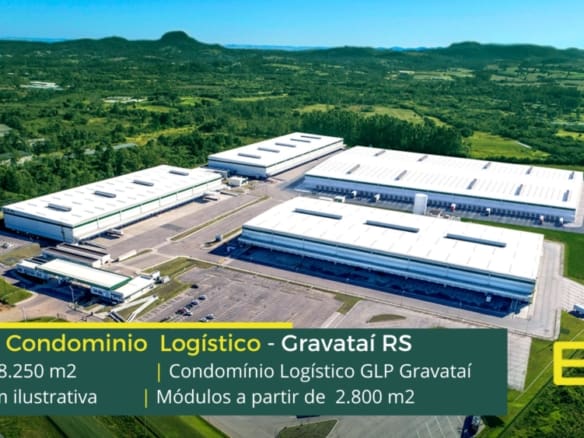 Galpões para Locação em Gravataí - GLP Gravataí RS. Aluguel de galpão em Gravataí com portaria e segurança 24 horas, docas, pátio asfaltado