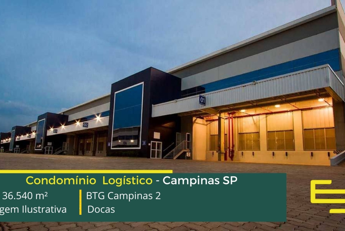 Galpão Para Alugar em Campinas - BTG Campinas 2. Galpões/armazéns/Condomínios logísticos e centros de distribuição para Alugar em Campinas SP