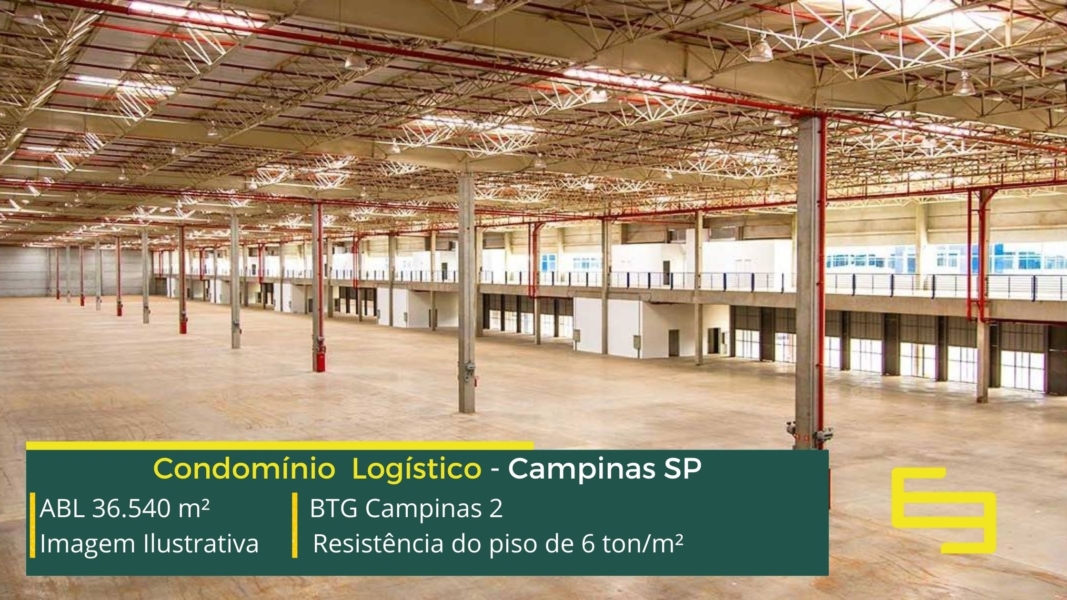 Galpão Para Alugar em Campinas - BTG Campinas 2. Galpões/armazéns/Condomínios logísticos e centros de distribuição para Alugar em Campinas SP